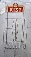 VINTAGE Enjoy KIST SODA POP Advertising General Store Display Rack Sign picture