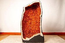 AAA-Grade Madeira Citrine Cathedral Geode – X-Large, Sparkly, 108 Lb. picture