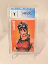 2019 Fortnite Series 1 #191 Renegade Raider - Unreleased Prototype (ITA) CGC 7 picture