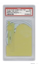 PSA 10 Jabba the Hutt 2015 Topps Star Wars High Tek Trading #24  1/1 picture