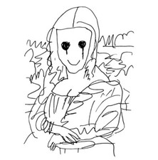 MADSAKI Coffee Break Drawing of Mona Lisa ED 100 kaikai kiki Gallery picture