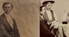 Billy the KidTintype- photo.c1870 Antique1/6 Plate Photoπ°π°π°π°π°π° picture