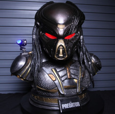 New H71cm MON Custom Ver 1/1 Scale Yautja Predator Statue Bust picture