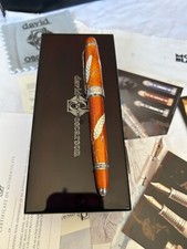 David Oscarson Harvest LE 1/1 Fountain Pen, 18K M Nib-New picture