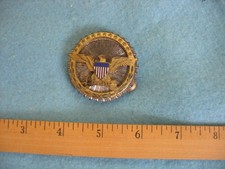 1950s US Military Department of Defense Identification Badge STERLING Meyer IDed picture