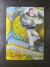 *MISCUT* 2025 Topps Chrome Disney Buzz Lightyear Yellow Mini Diamonds picture
