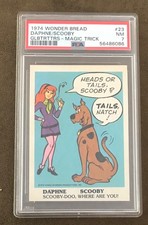 1974 Wonder Bread Hanna Barbera Scooby Doo Where Are You Scooby Rookie PSA #23 picture