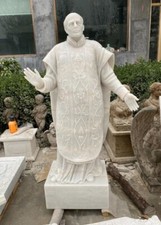 Carved Marble Statue of St. Ignatius Loyola, 84