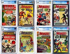 1963 Avengers 1 2 4 8 9 11 13 15 CGC 9.6 9.4 9.2 8.5 Marvel Comics Silver Age picture
