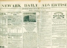 Newspaper Ex President Mirabeau Lamar Sibley & Fort Jessup Texas Treasury 1843 picture