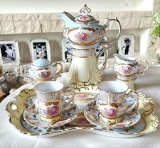 Stunning Circa.1880 Antique Royal Vienna 22K Hand Painted Tea Set picture
