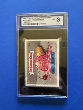 GPK 1991 Norwegian GARBAGE GANG 3rd SERIES - Pail Kids Meltin’ Matilda Rare picture