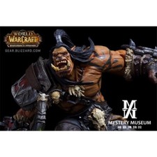 Mystery Museum Warcraft Grommash Hellscream StatueOrc Warlord Collectible Model picture