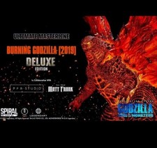 Spiral Studio 2019 Burning GODZILLA (Deluxe Edition) Light Up Feature NEW MISB picture