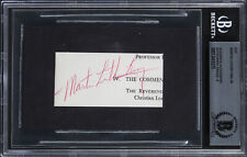 Martin Luther King Jr. Signed 1.5x3.15 Cut Signature Auto Graded 9 BAS Slabbed picture
