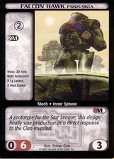 Falcon Hawk (FNKH-9K1A) - Mechwarrior - Battletech CCG picture
