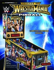 Stern WWE Legends LE Pinball Machine Hand Sign By HULK HOGAN Only 400 Made MINT picture
