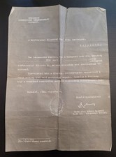Holocaust Hero WWII RAOUL WALLENBERG document scarce picture