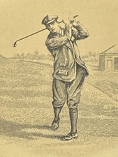 c1926 PGA US Open Bobby Jones Era Golf Playing Cards Old Spirits Antique Whisky picture