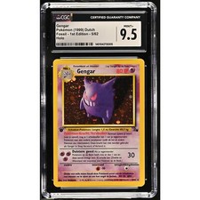 CGC 9.5 MINT+ Gengar 1st Edition 4/62 Dutch Fossil (PSA/BGS) Pop 2 None Higher picture