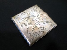 WW1 Austro-Hungarian - SILVER CIGARETTE CASE - PRESENTATION PIECE - M.K. 12 LLO picture