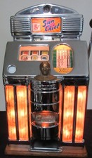 Jennings 5c Amber Lite Up Sun Chief Slot Machine Circa 1940's picture