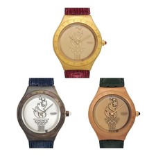 Swatch Irony Atlanta 1996 3Pcs Mint Fullset Quartz Bronze/Silver/Yellow Gold K18 picture