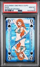 2012 ENSKY ONE PIECE CARD GAME THE PENALTY 3 QUEEN OF SPADES NAMI PSA 10 picture