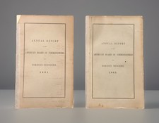 1861 1863 Missionary Reports Maps China Hawaii Armenia ABCFM Antique Lot picture