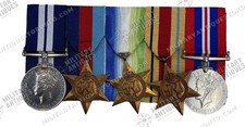 WW2 British Royal Navy DSM Distinguished Service Medal Group Submarine Action picture