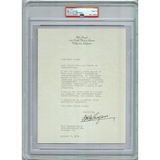 Bela Lugosi Signed 1931 Letter on Personal Letterhead - Dracula - PSA Mint 9 picture