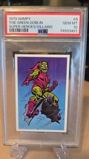 1979 Mr. Wimpy's Marvel Super Heroes / Villains - #8 The Green Goblin PSA 10 picture