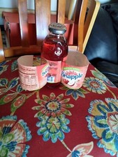 Snapple Apple RARE Label Misprint Glass Bottle Unopened (A Collector's Item) picture