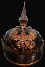 Prussia Pickelhaube / Spiked Helmet for Line Officer in Pionier Batallione picture