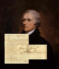 1790 Alexander Hamilton Handwritten Signed Letter 