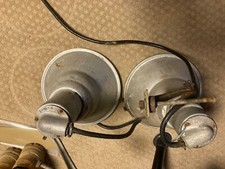 Vintage Steber Aluminum industrial flood lights off old antenna picture