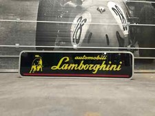1976 Lamborghini official dealership showroom vintage illuminated sign picture
