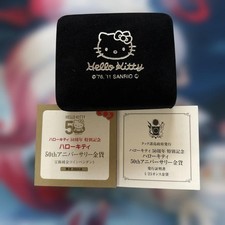 Hello Kitty 50th Anniversary Gold Coin Character Goods Accessories k71 picture