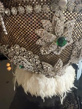 Absolutely Gorgeous One-of-a-Kind Blinged w/ Gold Crystals Champagne Bucket picture