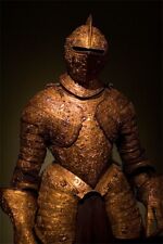 Medieval Knight Suit Armor Brass Full Body Armour Wearable Suit Of Armor Gift picture