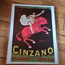 Cinzano Vermouth Torino Framed Signed Limited Ed Vintage Poster by Cappiello picture