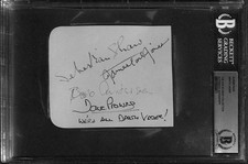Darth Vader Actors Signed by 4 Sebastian Shaw One of a Kind Album Page BECKETT picture