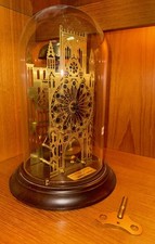York Minster Cathedral Skeleton Clock Under Glass, 20th Century picture