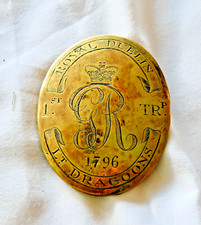 Georgian Officer’s Shoulder Belt Plate – Royal Dublin Light Dragoons – 1796 picture