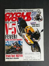 Cycle World Magazine February 2003 Asprilia RSV-R - & SL1000 Rossi Replica 223 picture