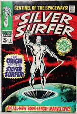 SILVER SURFER #1 AUTOGRAPHED BY STAN LEE & JOHN BUSCEMA VERY RARE picture