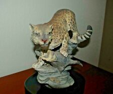 Rare Boehm Porcelain The Snow Leopard  #43 of 75 Limited Edition Hallmark #5007 picture