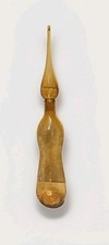 Vintage Blenko Glass 7235 Golden Wheat Floor Decanter 43