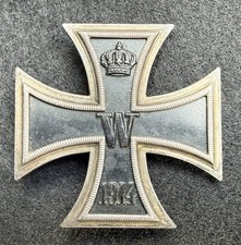 Engraved 1914 Iron Cross First Class - Somme 1916 picture