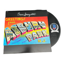 Bruce Springsteen Signed Autograph Greetings From Asbury Park Vinyl LP Beckett picture